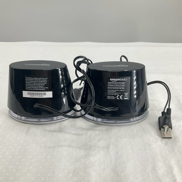 Amazon Basics USB Plug-n-Play Computer Speakers for PC or Laptop - Picture 4 of 7